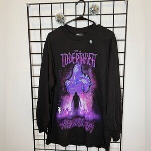 The Hundreds Black and Purple Undertaker Long Sleeve T-shirt,, NWT, Sz XL